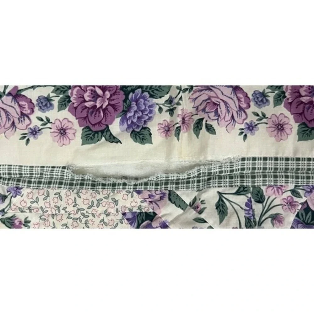 Vintage purple green